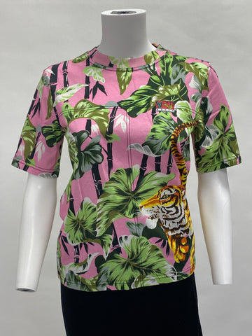 Kenzo Patis Pink Jungle T Shirt