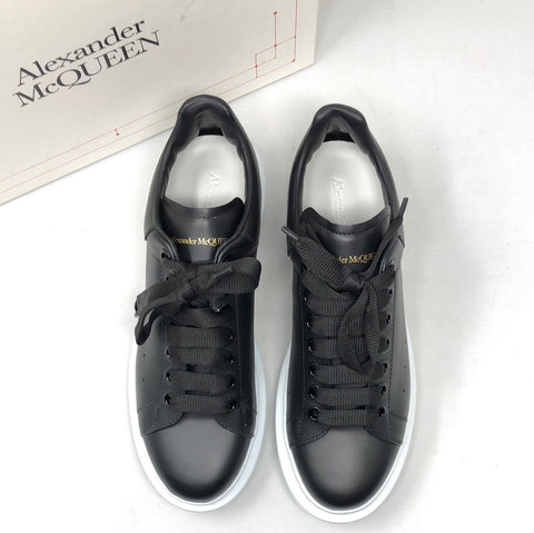 Alexander McQueen Black Leather Sneaker