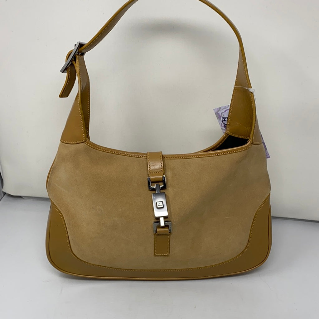 Gucci, Bags, Vintage Beige Gucci Jackie Shoulder Bag