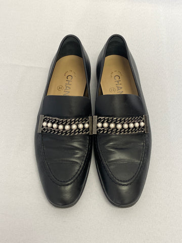 Chanel Loafer with Pearl Chain