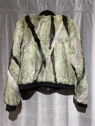Metric Knits Fur Collection Reversible Jacket