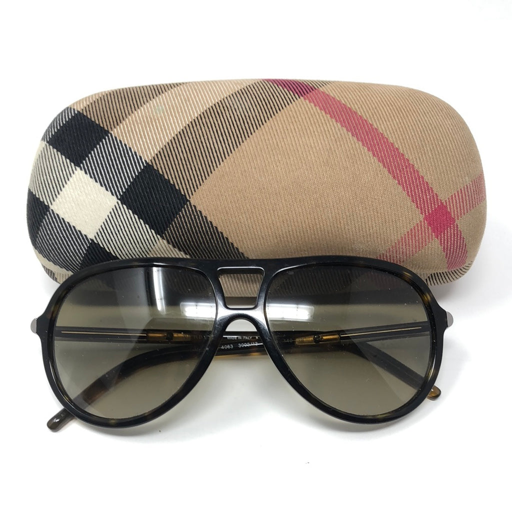 Burberry Plastic Large Aviator Sunnies