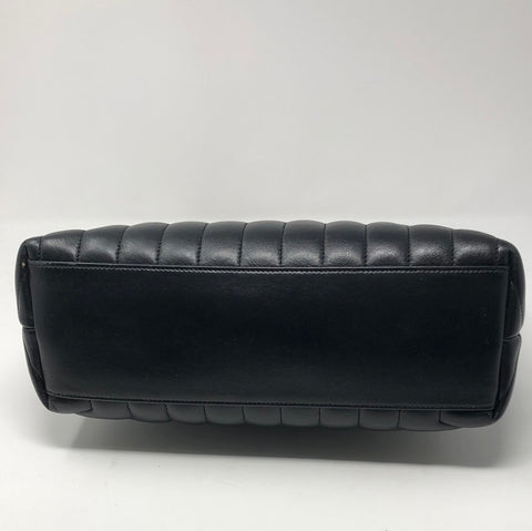YSL Black Medium Matelesse Lou Lou Bag