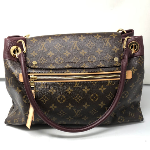 LOUIS VUITTON Brown 'Olympe' Handbag Monogram Canvas Shoulder Bag