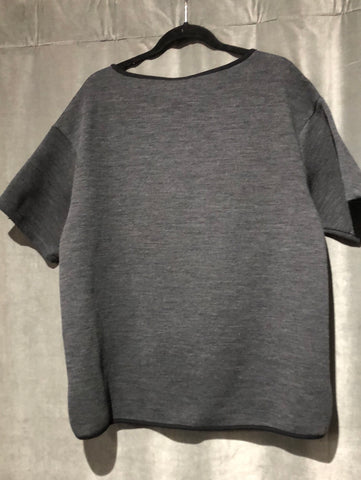 Dries Von Noten Multifabric Shortsleeve Striped Top