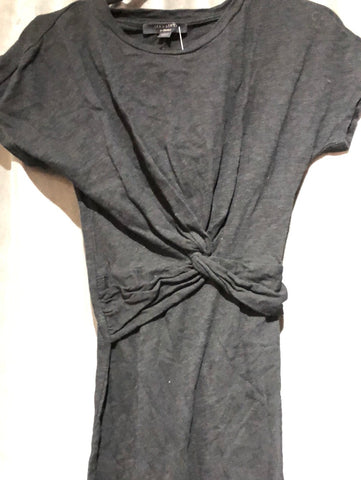 ALL SAINTS Black Short Sleeve Cotton Ma