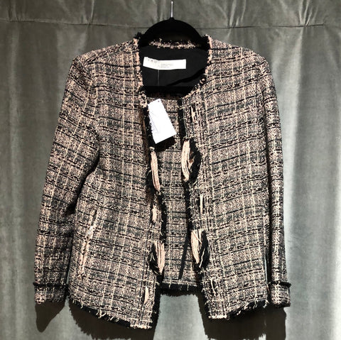 IRO MutliStitch Pink and Black blazer