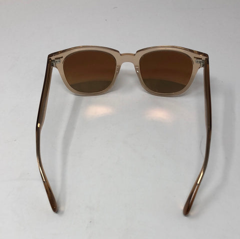Oliver Peoples Light Brown Grdiant Round Sunnies