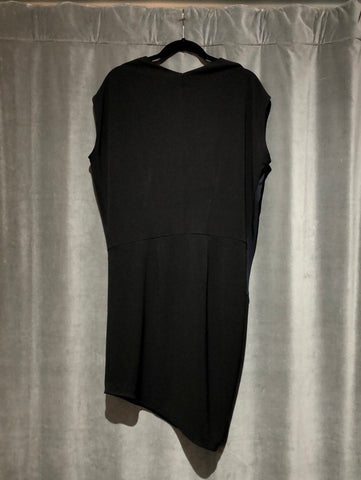 Demoo Parkchoonmoo Sleeveless Navy and Black Stretch Dress