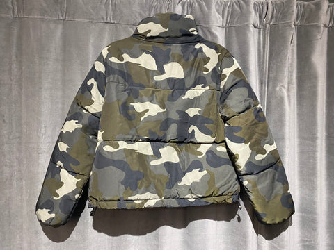 H&M Camo Puff Short Jacket