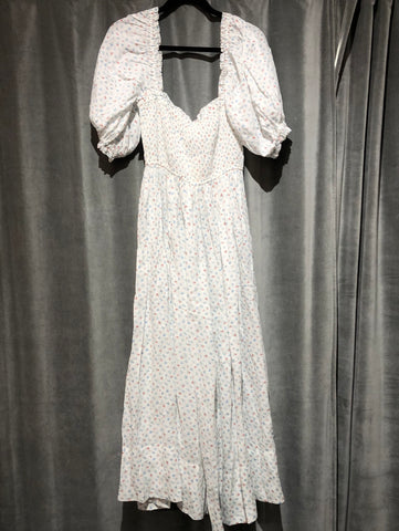 doen white maxi dress Doen Ischia Convertible Organic Cotton Maxi Dress in White