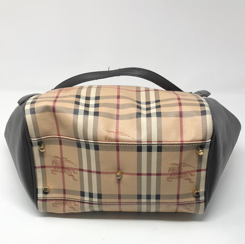 Burberry Haymarket Small Canterbury Tote Bag