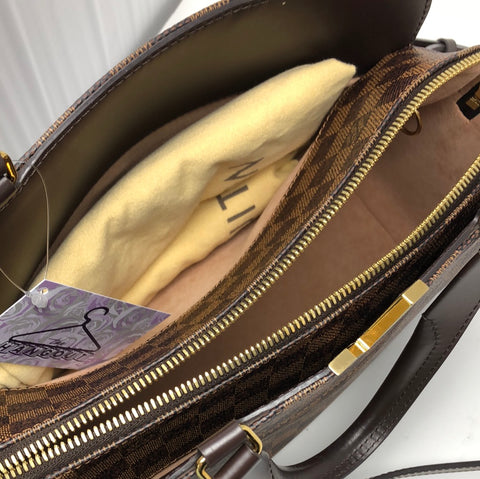 Louis Vuitton Ebene Kensington Bowler Bag