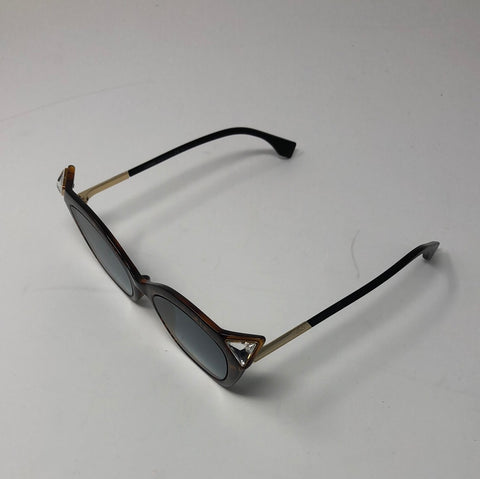 Fendi FF Sunnies with Crystal Cat Eye