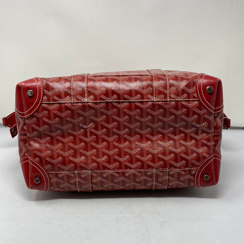 Volataire travel bag in canvas Goyard Red in Cloth - 2644241