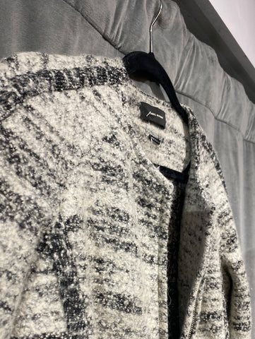 Isabel Marant Black and Ivory Full Zip Sweater