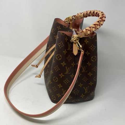 Louis Vuitton Louis Monogram Neo Neo 2020 with Pink Braided Top Handle