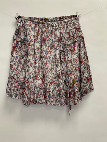 Iro Mini Floral Print Skirt
