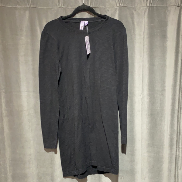 WILT Black Long Sleeve Coton Long Shirt