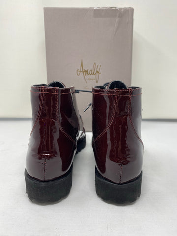 Amalfi by Rangoni Bordeaux Patent Leather Bootie