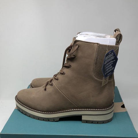 Toms Frankie Combat Boot In Neutral Tan (water resistant)