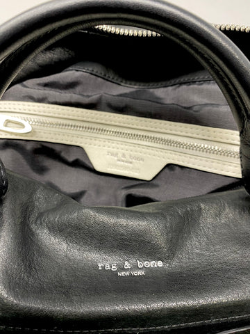 Rag & Bone Black Aston Satchel Bag