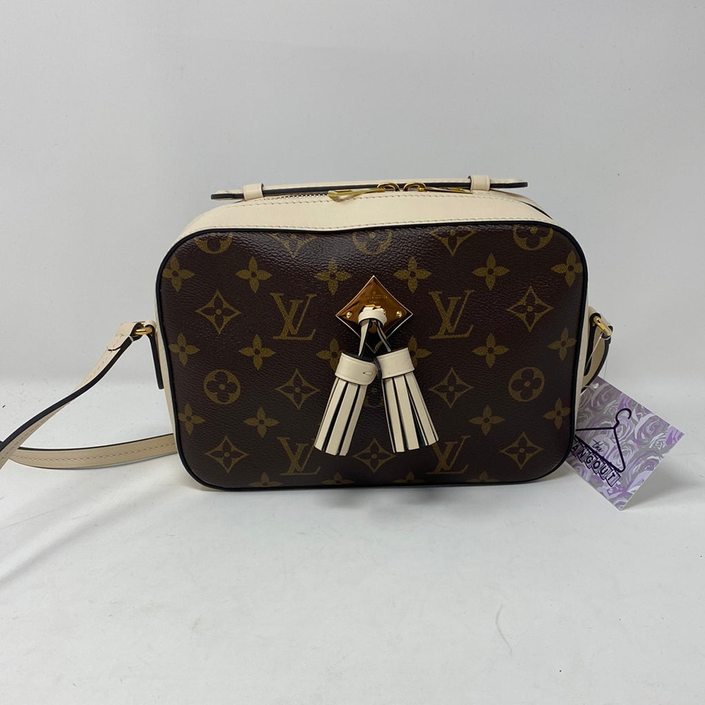 Louis Vuitton Monogram Ivory Saintonge Crossbody