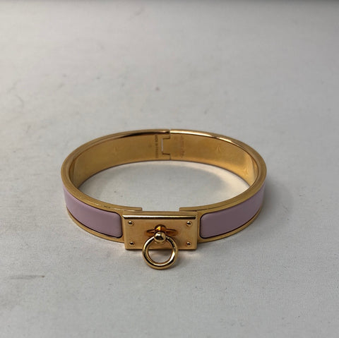 Hermes Clic Anneau Gold and Rose Bracelet