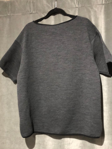 Dries Von Noten Multifabric Shortsleeve Striped Top