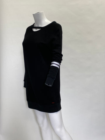 Philanthropy: Black Sweatshirt Dress