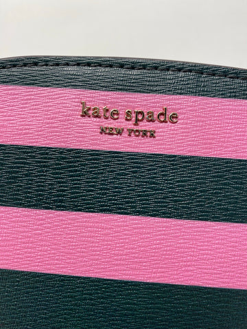 Kate Spade Pink Multi Sylvia Stripe Small Dome Crossbody