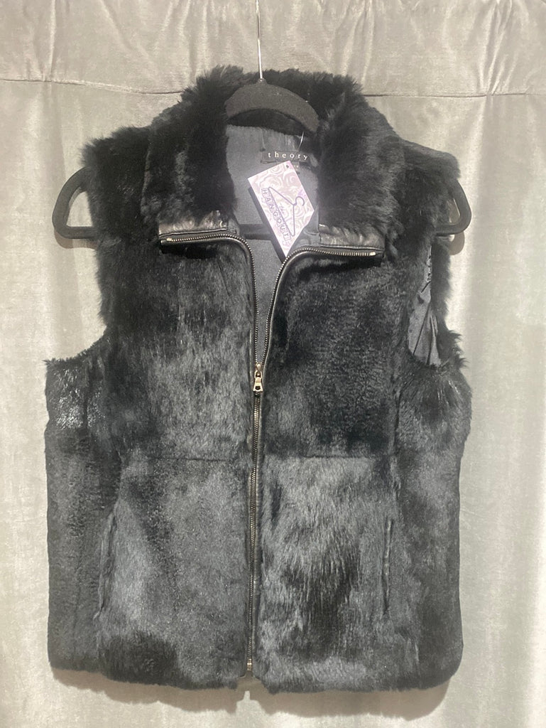 Theory on sale fur vest