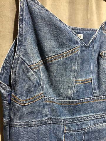 LOEWE Denim Asymmetrical and Ruffle Bottom