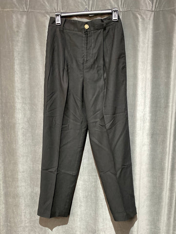 Vince Black Lightweight Button Waist Pants