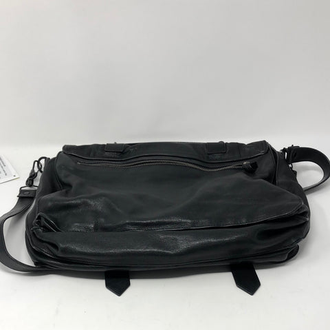 Proenza Schouler PS1 Satchel Medium Black Leather Bag