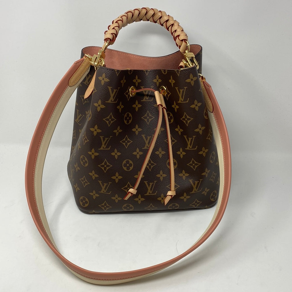Louis Vuitton Louis Monogram Neo Neo 2020 with Pink Braided Top Handle