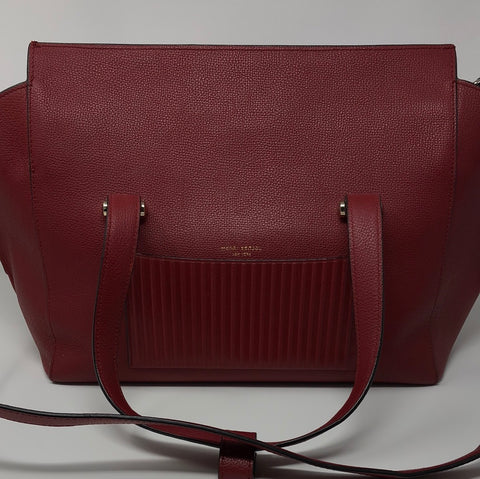 Vintage: Henri Bendel Dark Red Leather Top Handle Bag