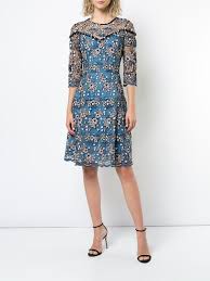 Prabal Gurung fit and Flare lace Dress